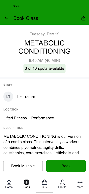 Lifted Fitness + Performance Screenshot 3