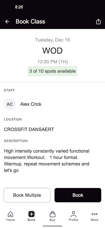 CrossFit Dansaert Screenshot 3