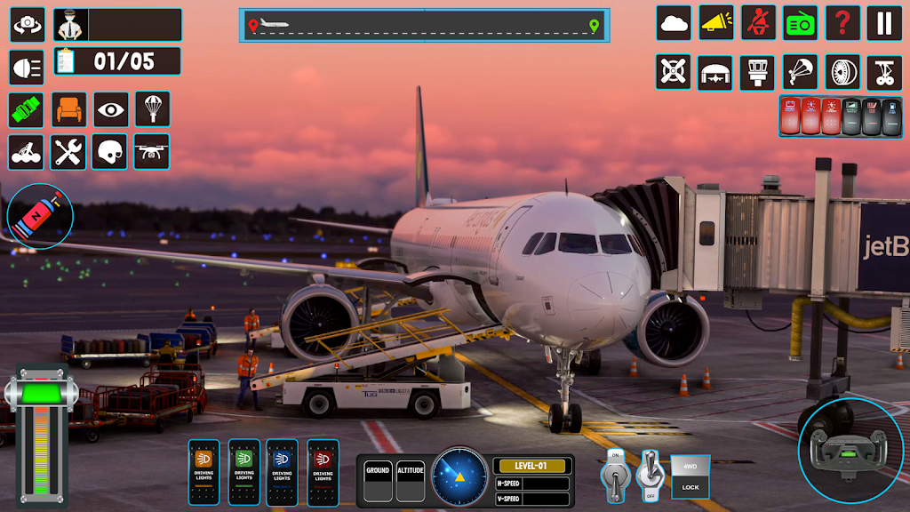 trò chơi phỏng chuyến bay bay Screenshot 1