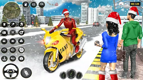 Superhero Bike Taxi: Bike Game Screenshot 5