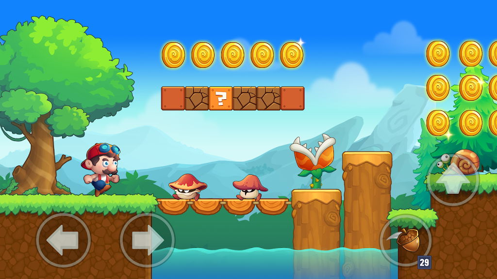 Mino&#39;s World - Run n Jump Game Screenshot 1