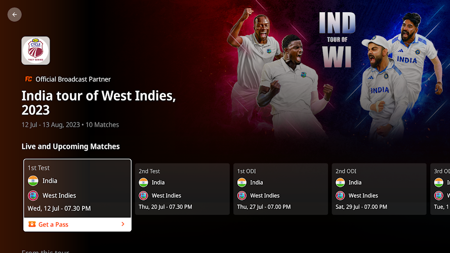 FanCode: Live Cricket & Scores Screenshot 3