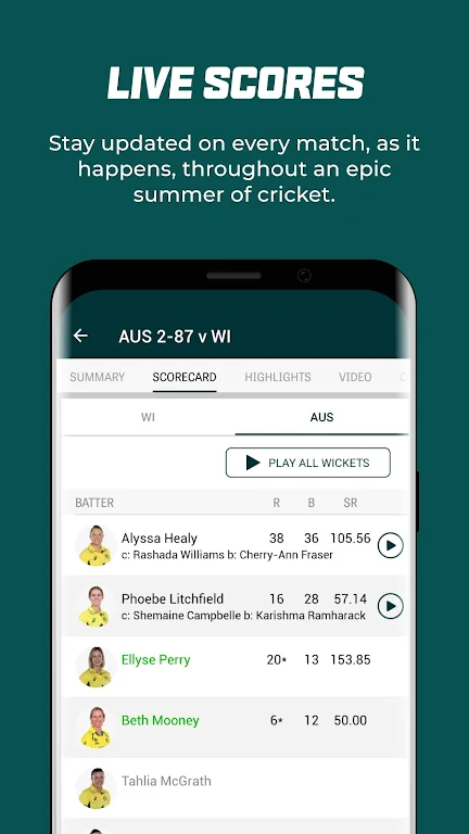 Cricket Australia Live Screenshot 3