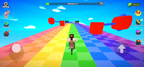 Blocky Bike Master Screenshot 1