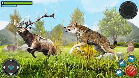 Wild Wolf Games: Animal Sim 3D Screenshot 5