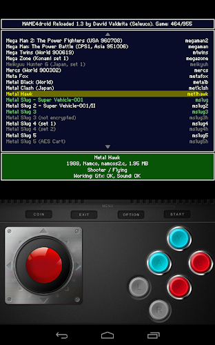 MAME4droid  (0.139u1) Screenshot 2