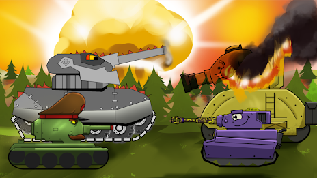 Merge Tanks 2: KV-44 Tank War Screenshot 1