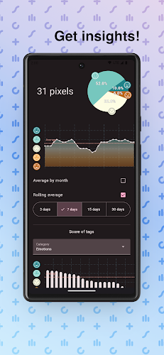 Pixels - Daily Mood Tracker Screenshot 3