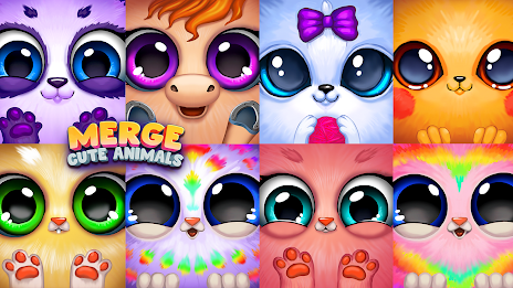 Merge Cute Animals: Pets Games Screenshot 2
