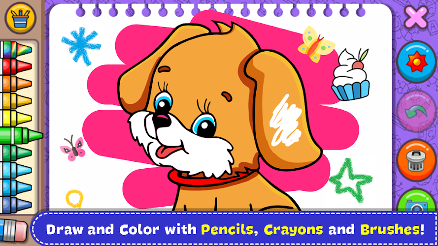Coloring & Learn Animals Screenshot 1
