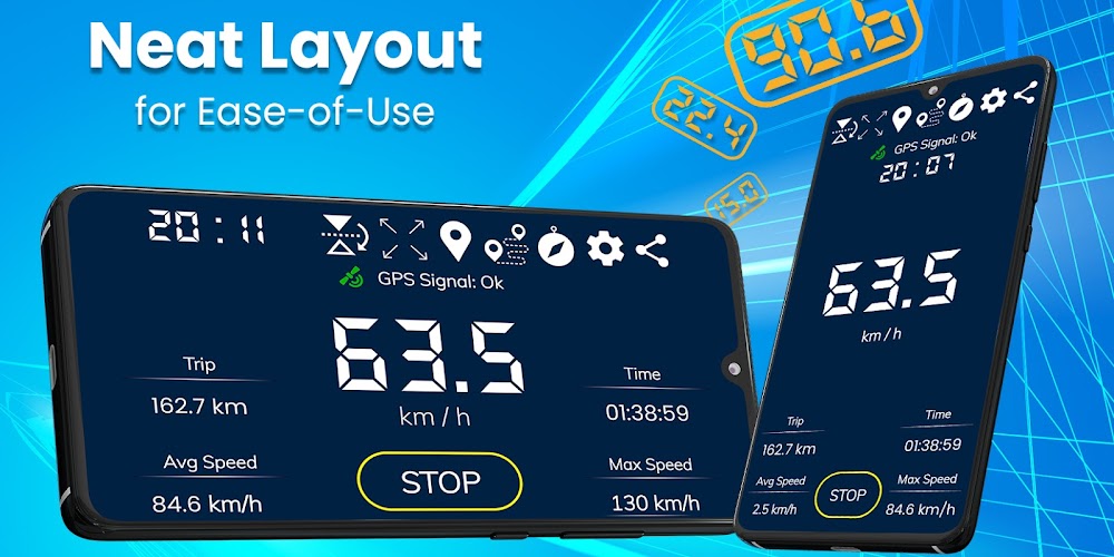 Speedometer GPS HUD - Odometer Screenshot 17