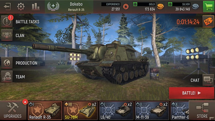 Battle Tanks - Tank Games WW2 Screenshot 6