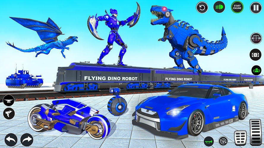 Dino Robot Transforming Game Screenshot 2
