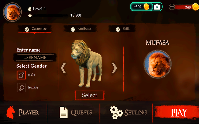 Con sư tử Screenshot 22