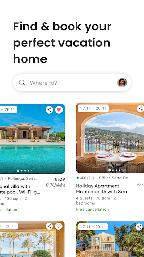 Holidu: Vacation rentals Screenshot 2