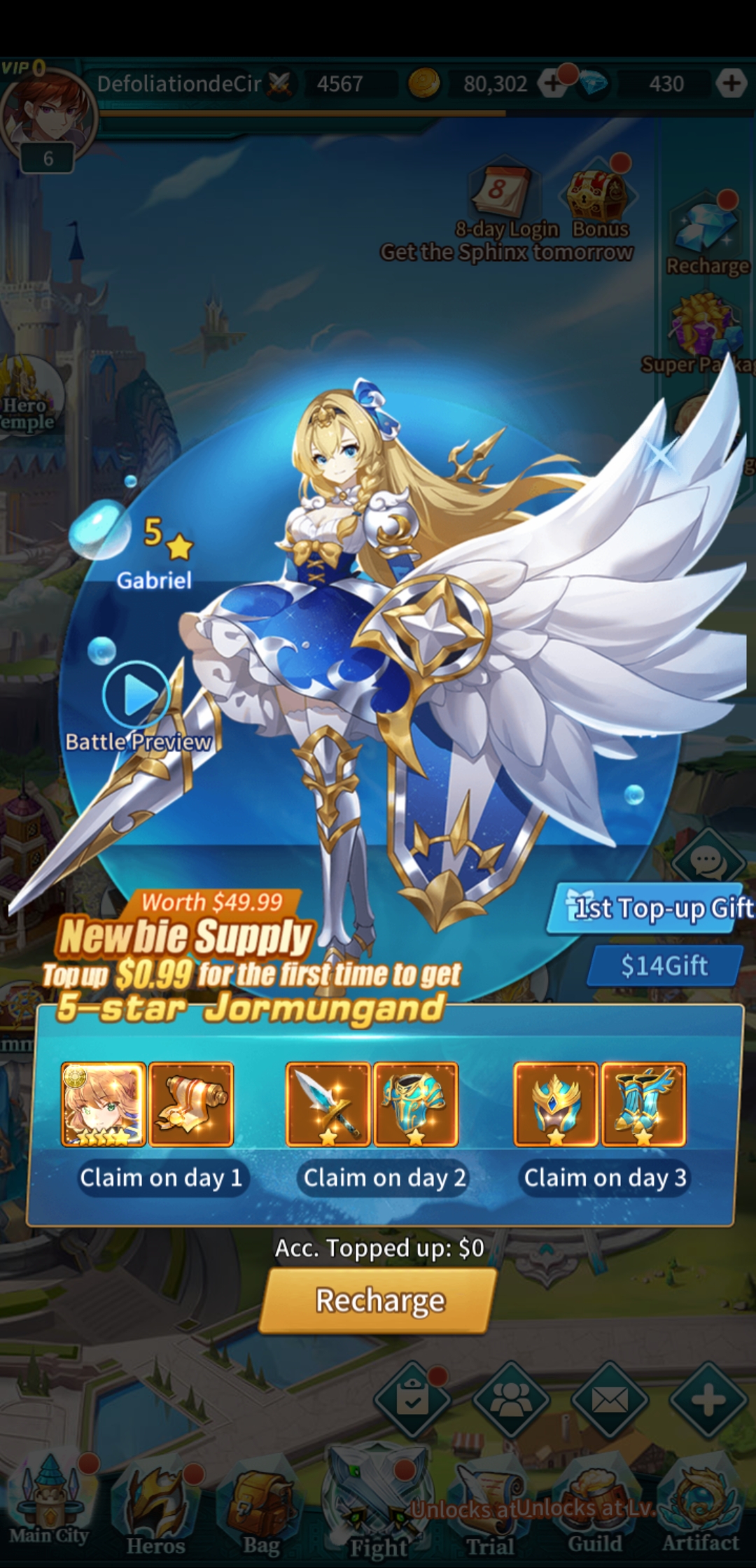 Godess Raid Screenshot 1