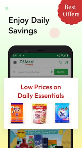 DMart Ready Online Grocery App Screenshot 1