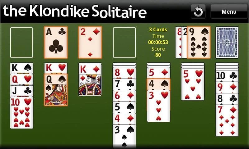 The Klondike Solitaire Screenshot 1