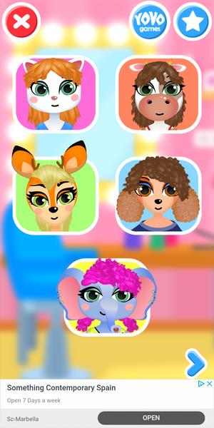 Hair salon: animals Screenshot 1