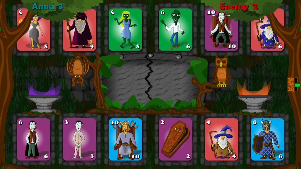Thẻ trò chơi, 4 gia đình Screenshot 2