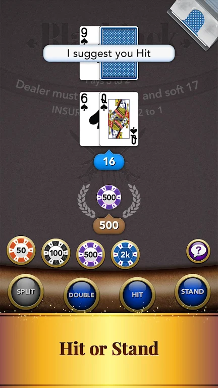 Blackjack Card Game Screenshot 3