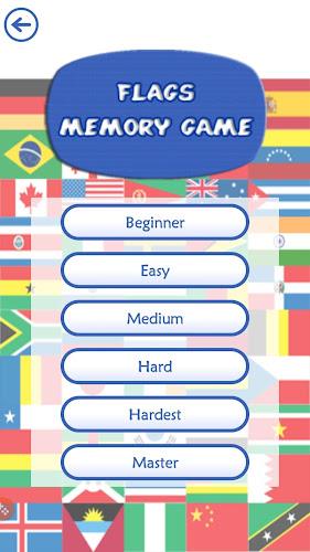 Flags Memory Game Screenshot 2