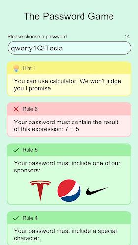 The Password Game Screenshot 3