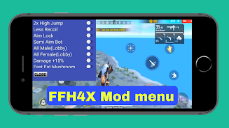 ffh4x mod menu  for f fire Screenshot 2