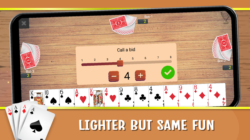 Callbreak lite: tash game Screenshot 3