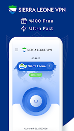 VPN Sierra Leone - Get SL IP Screenshot 1