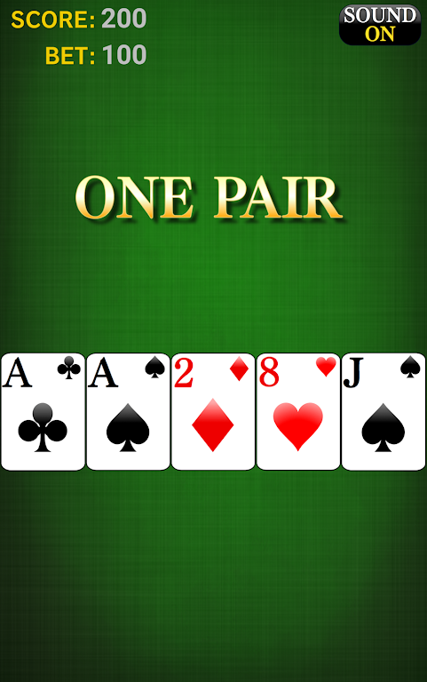 Poker card game Screenshot 2