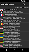 VPN Servers for OpenVPN Screenshot 2