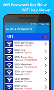 Wifi Password Key Show Connect Screenshot 1