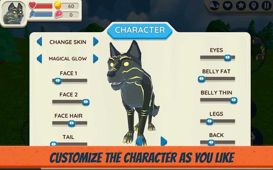 Wolf Simulator: Wild Animals 3 Mod Screenshot 5