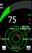 Speedometer with G-FORCE meter Screenshot 1