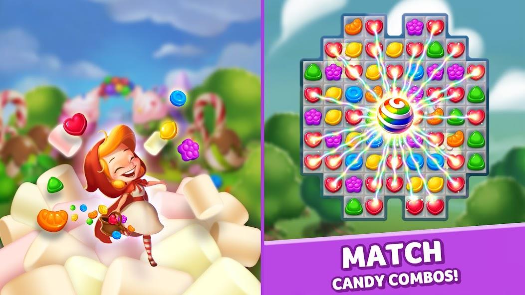 Lollipop & Marshmallow Match3 Mod Screenshot 5