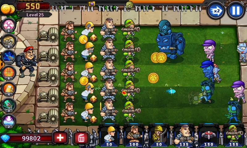 Army vs Zombies :Tower Defense Screenshot 4