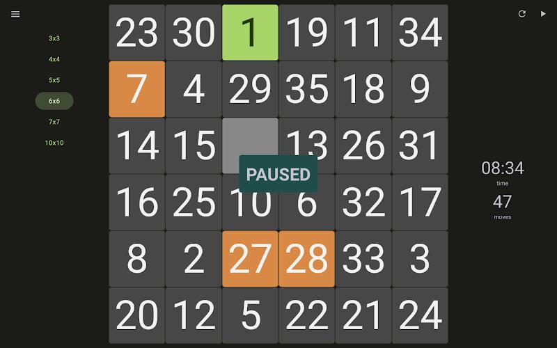 15 Number puzzle sliding game Screenshot 16