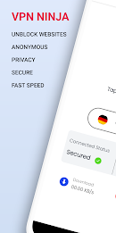 VPN Ninja - Safe Fast Proxy Screenshot 1