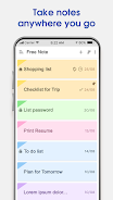 Notes - Color Notepad Screenshot 1
