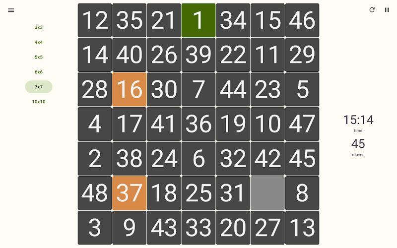 15 Number puzzle sliding game Screenshot 19