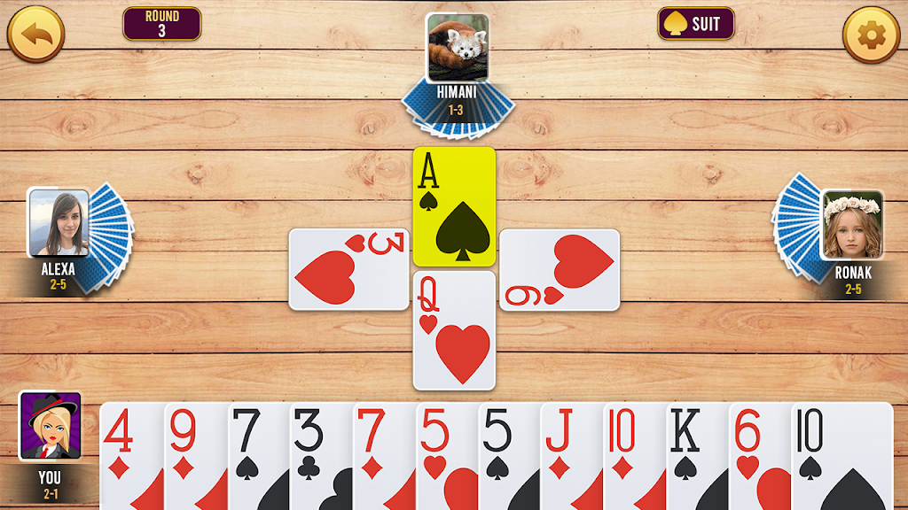 Callbreak Offline : Tash Game Screenshot 1