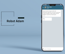 Talk to the talking robot Adam Screenshot 1