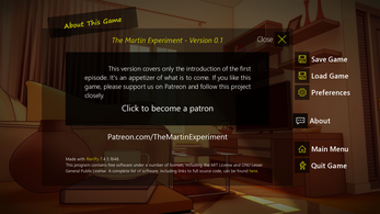 The Martin Experiment - Teaser Version Screenshot 1