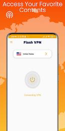 Flash VPN Unlimited Fast Proxy Screenshot 9