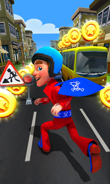 Subway Run 2 Superhero Runner Mod Screenshot 1