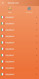 VPN ITALY - Secure VPN Proxy Screenshot 2
