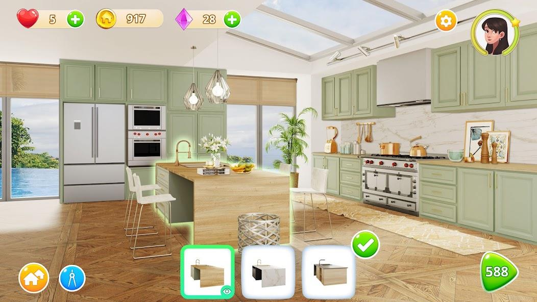 Homematch Home Design Games Mod Screenshot 1