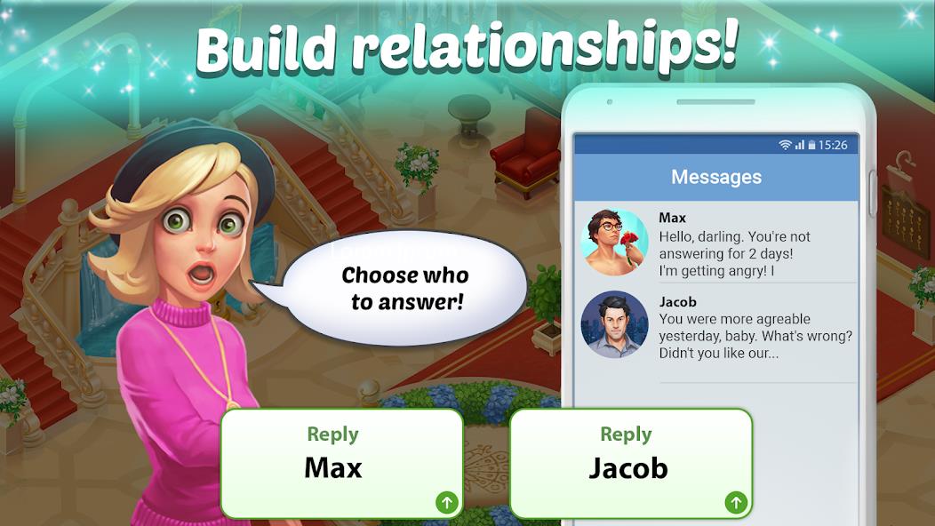 Family Hotel: love & match-3 Mod Screenshot 5