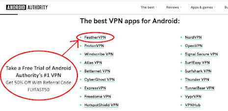 FeatherVPN: A Fast, Secure VPN Screenshot 1